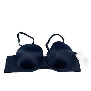 Auden Women's Lightly Lined Comfort Wire Full Coverage Bra Black Size 34B‎